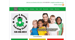 Desktop Screenshot of myleapsnbounds.com